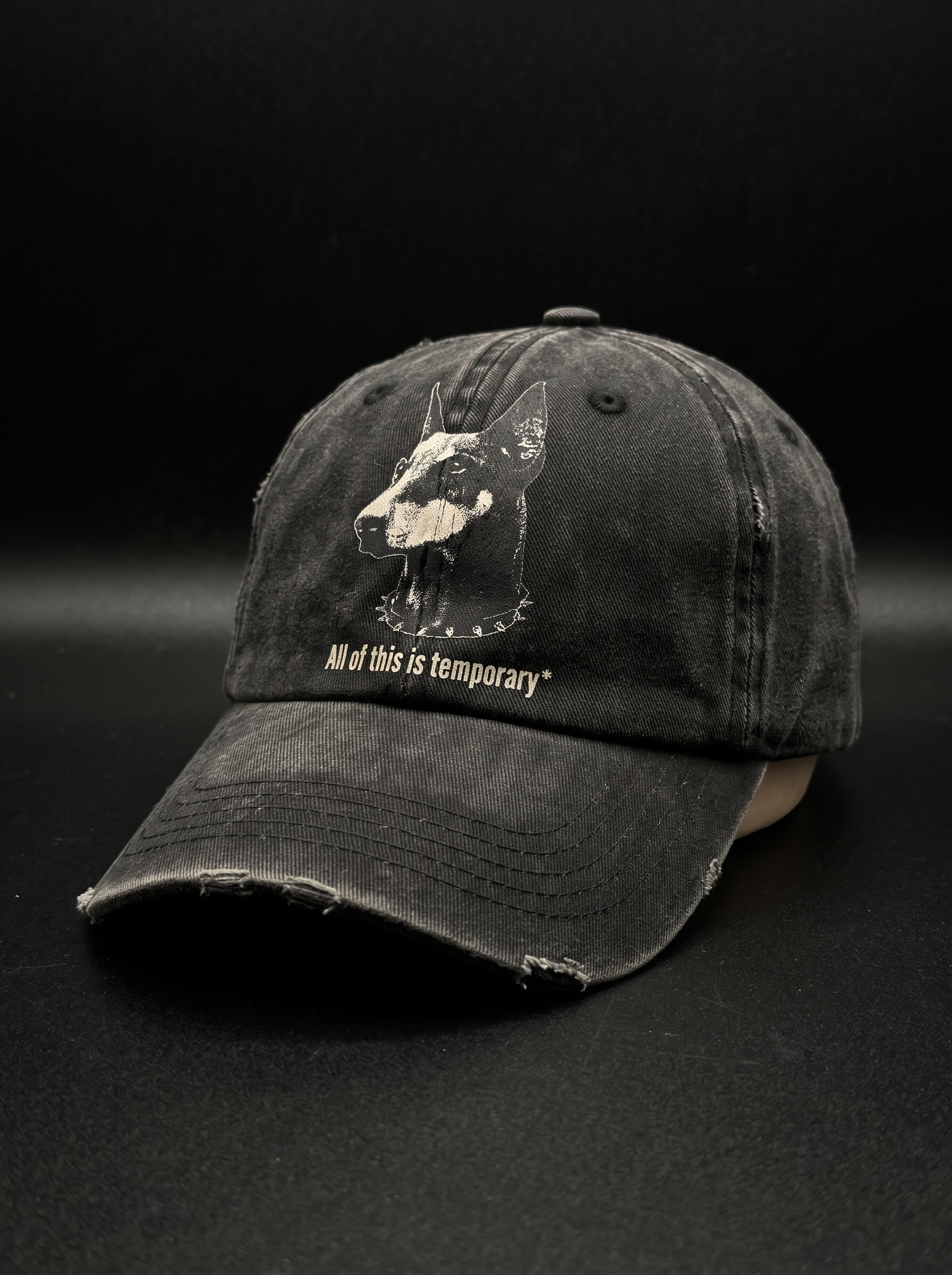 700* Distressed Archival Doberman Cap